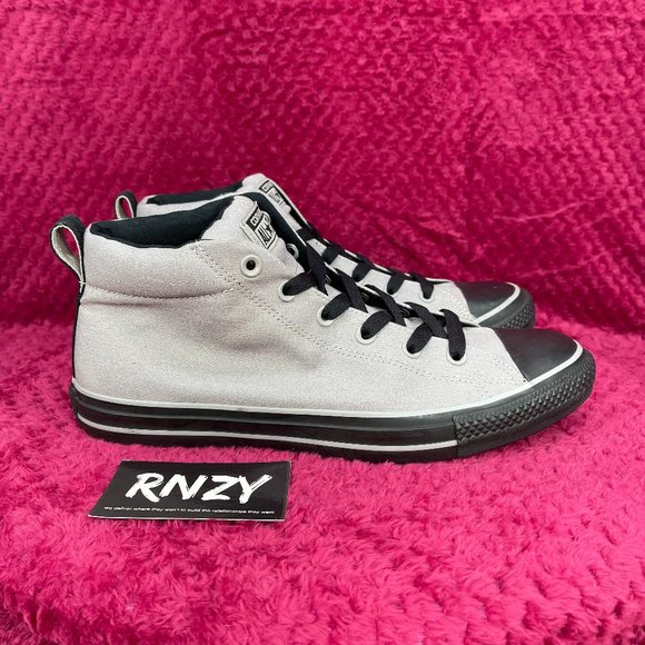 Converse Chuck Taylor Street Mid Grey Black Sneaker